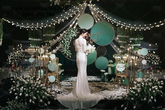 Backround đám cưới, backdrop trang trí